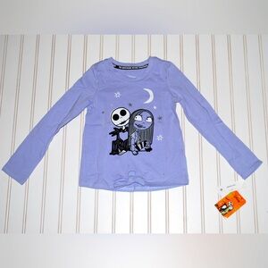 Disney Nightmare Before Christmas Lavender Long Sleeve Tee